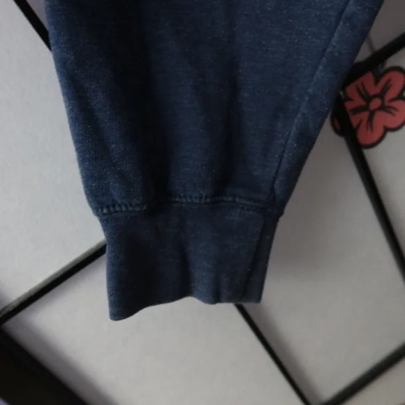 Denver Broncos Football Men's Blue Hoodie with Orange Accents - Picture 8 of 16